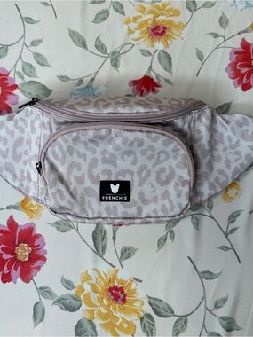 FRENCHIE |  Pink Leopard Print Waist Bag | Good Condition